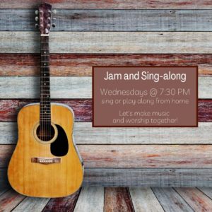 guitar on wooden background