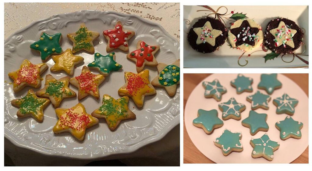 star shaped cookies