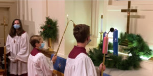 acolytes lighting advent wreath