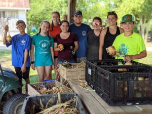 students at shalom farms